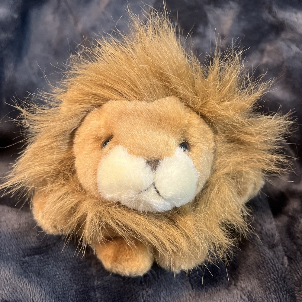 Vintage Russ Lion Itty Bitties King Plush 5" New With Tag
